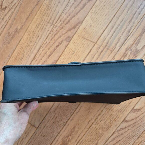 DIOR Bee Pouch Makeup Case Organizer Bag Black Lined Lobster Closure - Picture 8 of 13